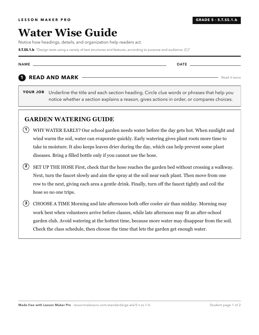 Preview of the 5.T.SS.1.b printable worksheet