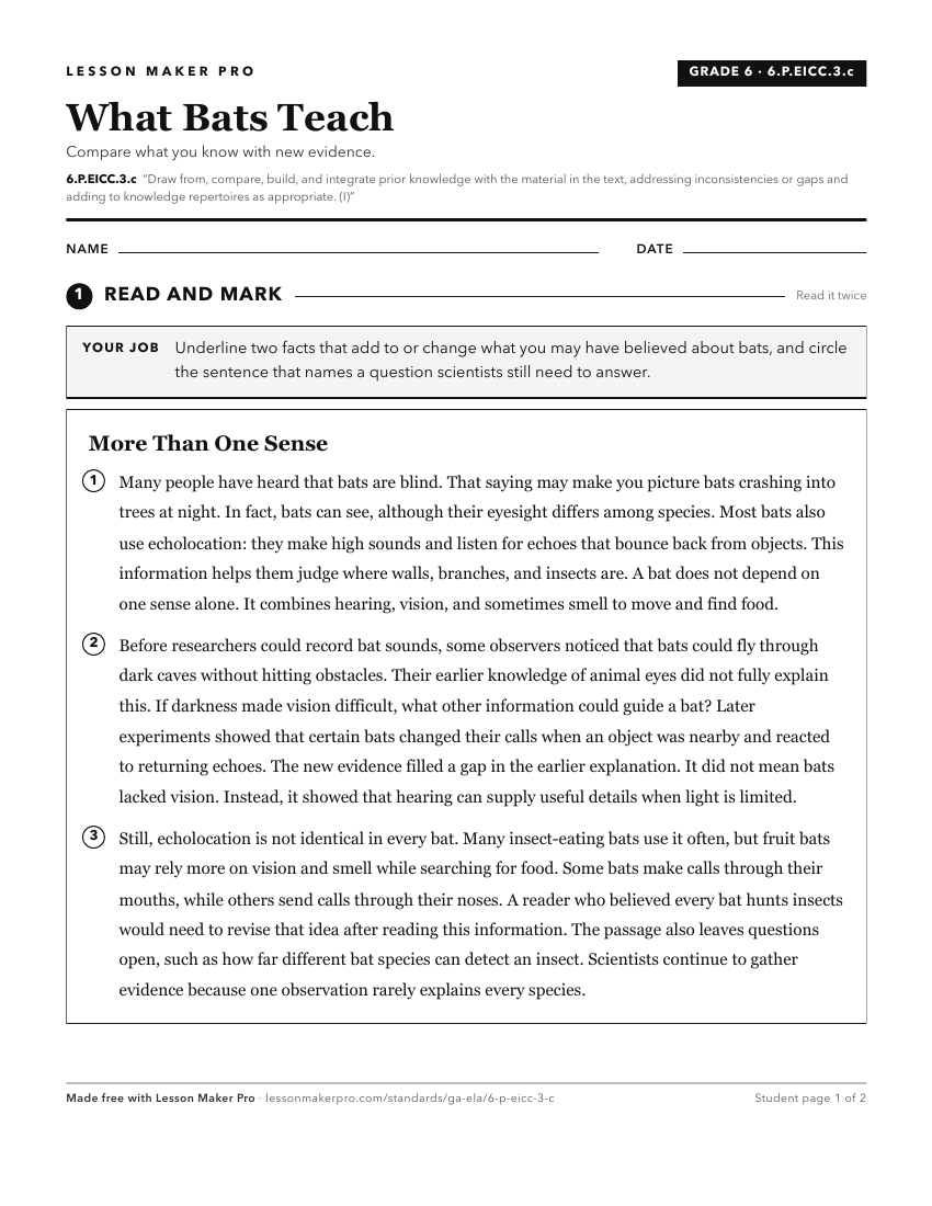 Preview of the 6.P.EICC.3.c printable worksheet