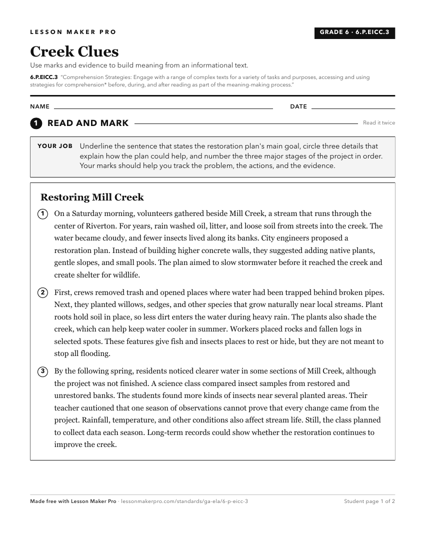 Preview of the 6.P.EICC.3 printable worksheet