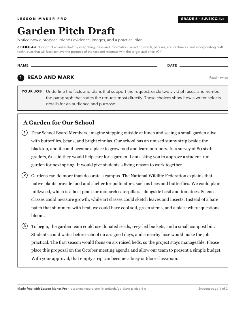 Preview of the 6.P.EICC.4.e printable worksheet
