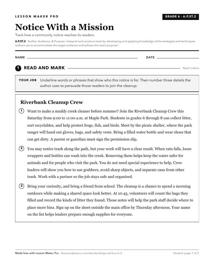 Preview of the 6.P.ST.2 printable worksheet
