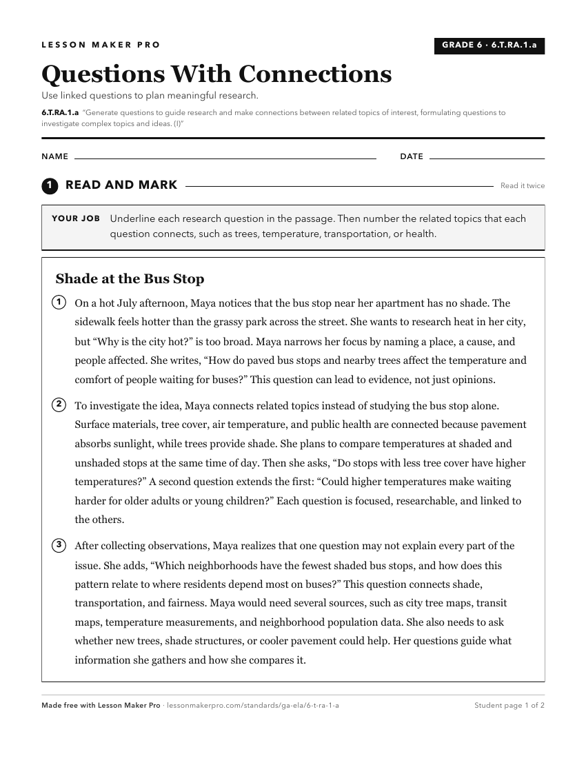 Preview of the 6.T.RA.1.a printable worksheet