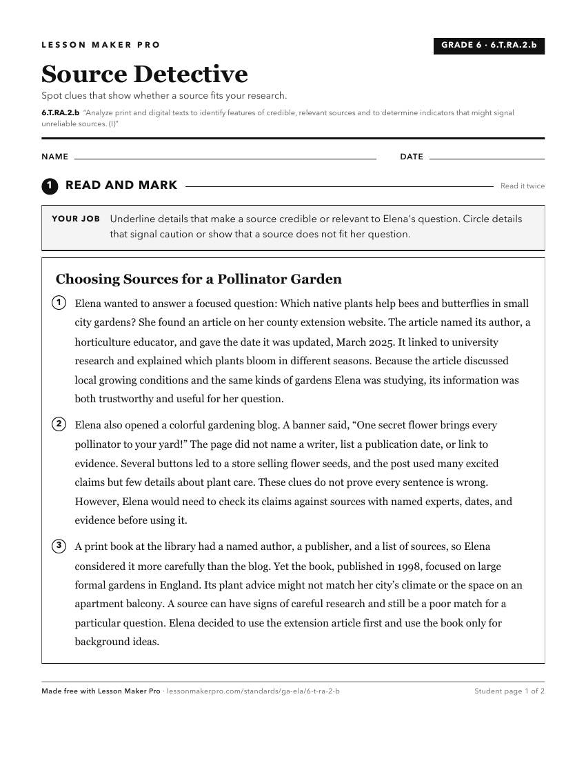 Preview of the 6.T.RA.2.b printable worksheet