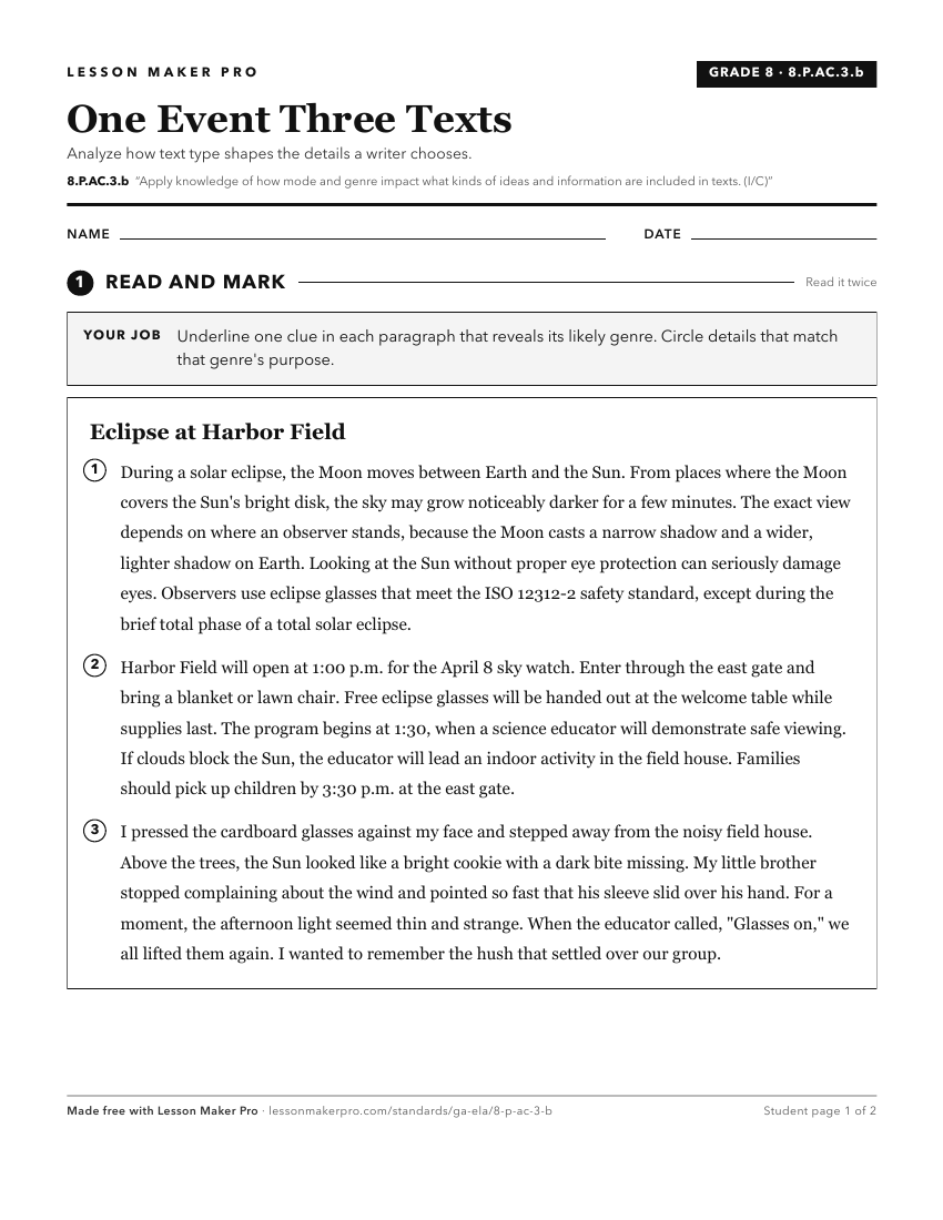 Preview of the 8.P.AC.3.b printable worksheet
