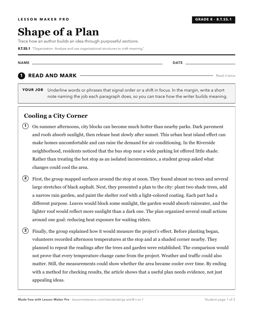 Preview of the 8.T.SS.1 printable worksheet