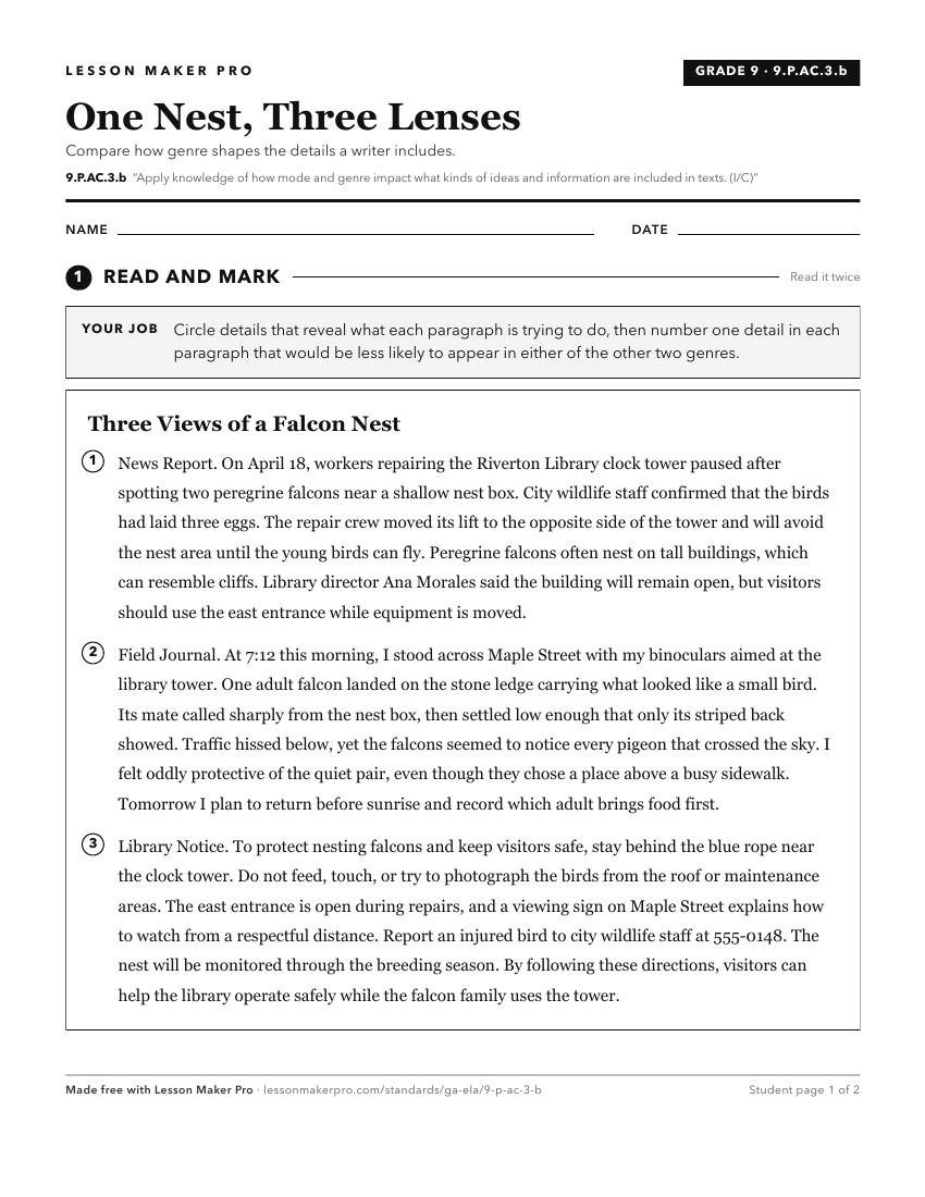 Preview of the 9.P.AC.3.b printable worksheet