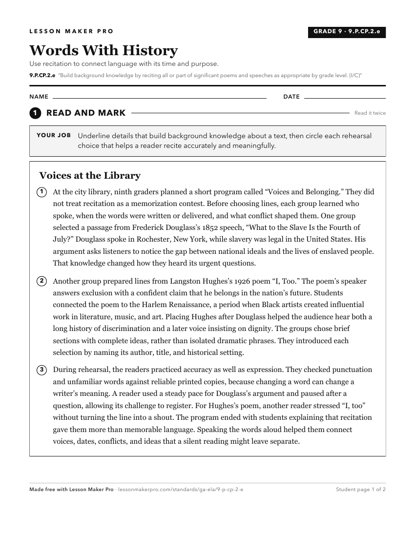 Preview of the 9.P.CP.2.e printable worksheet
