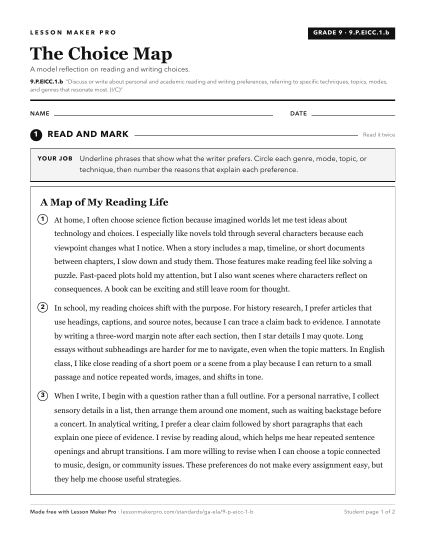 Preview of the 9.P.EICC.1.b printable worksheet