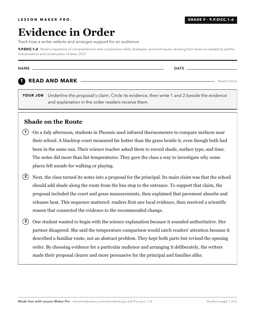 Preview of the 9.P.EICC.1.d printable worksheet