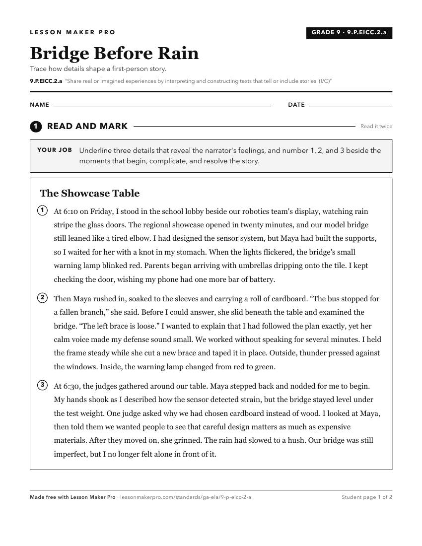 Preview of the 9.P.EICC.2.a printable worksheet