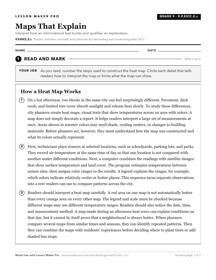 Preview of the 9.P.EICC.2.c printable worksheet