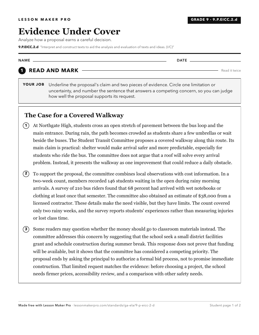 Preview of the 9.P.EICC.2.d printable worksheet