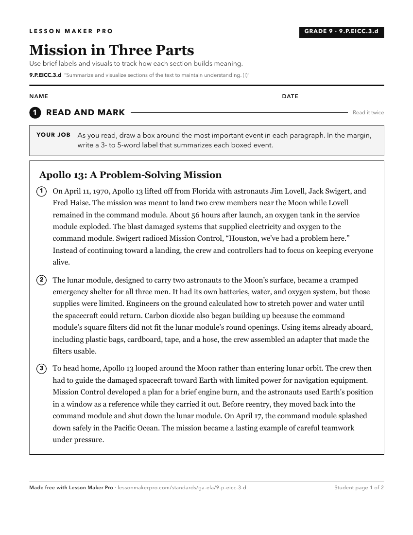 Preview of the 9.P.EICC.3.d printable worksheet