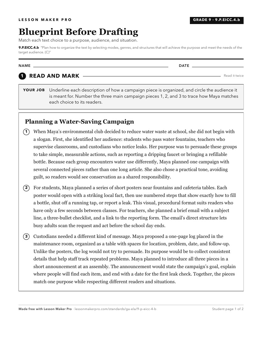Preview of the 9.P.EICC.4.b printable worksheet