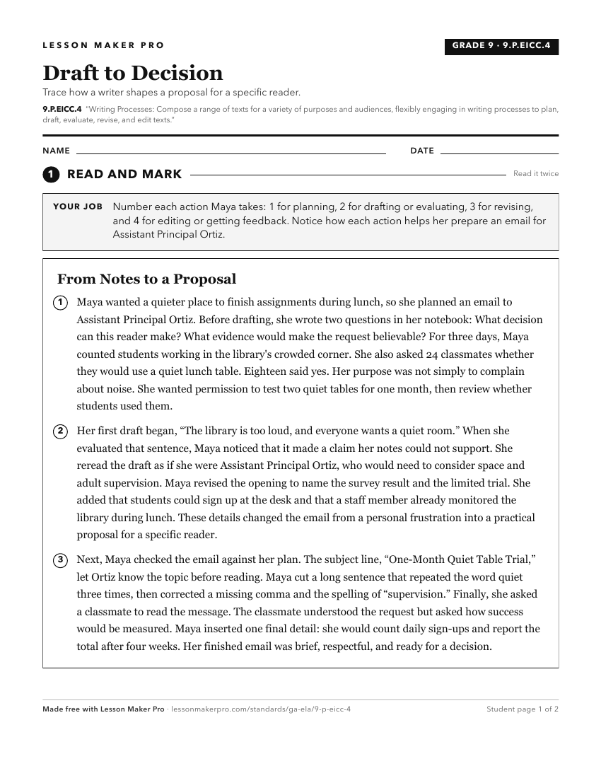 Preview of the 9.P.EICC.4 printable worksheet