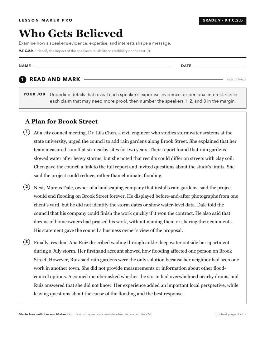 Preview of the 9.T.C.2.b printable worksheet