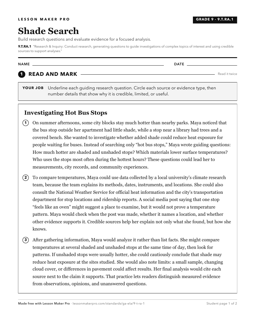 Preview of the 9.T.RA.1 printable worksheet