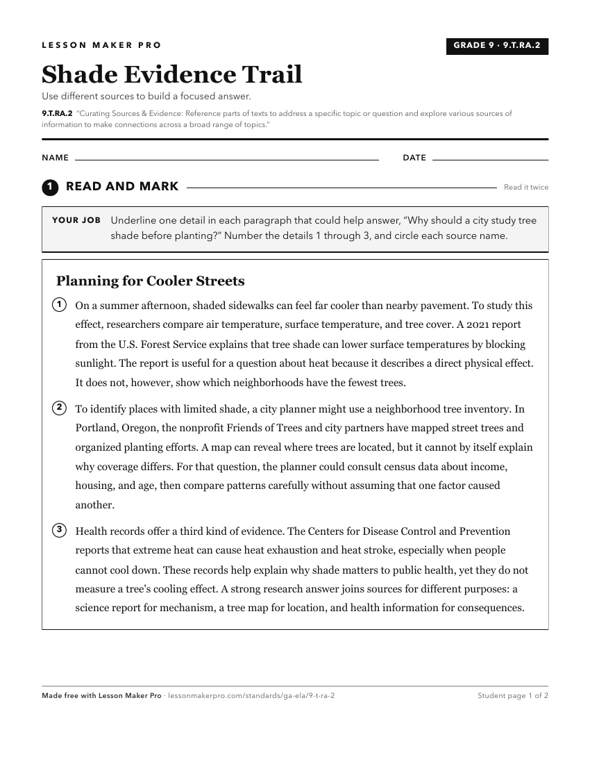 Preview of the 9.T.RA.2 printable worksheet