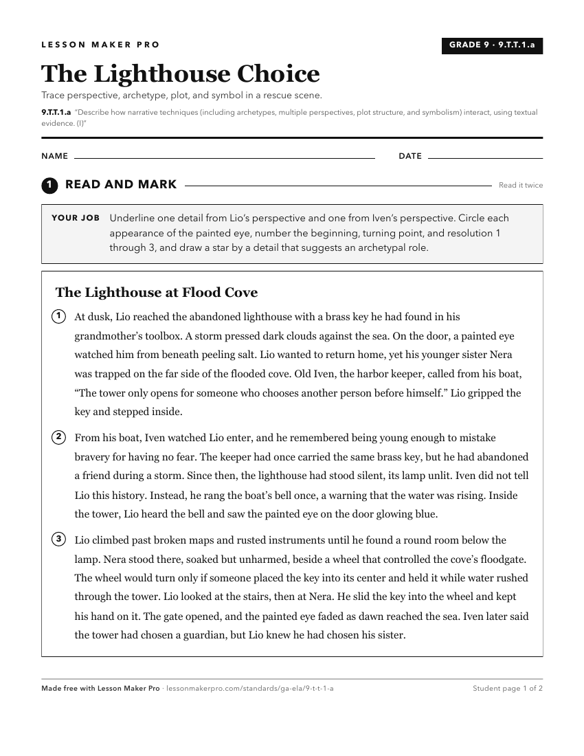 Preview of the 9.T.T.1.a printable worksheet