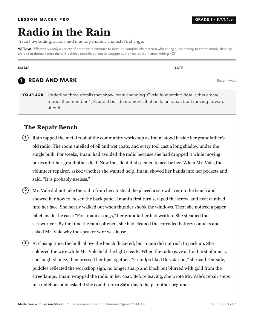 Preview of the 9.T.T.1.e printable worksheet