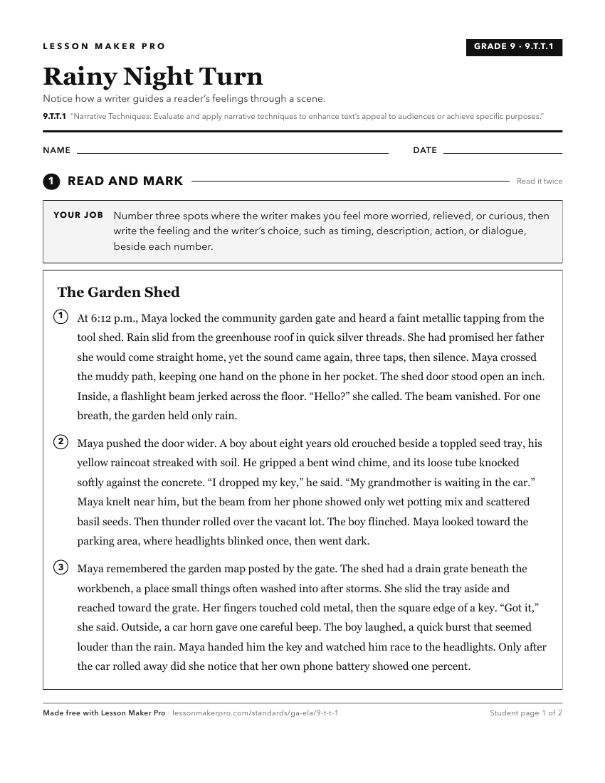 Preview of the 9.T.T.1 printable worksheet