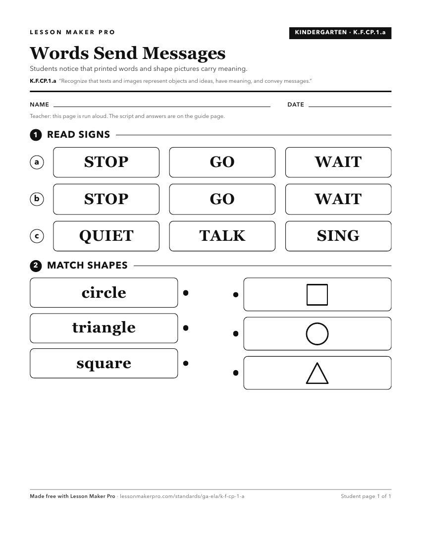 Preview of the K.F.CP.1.a printable worksheet