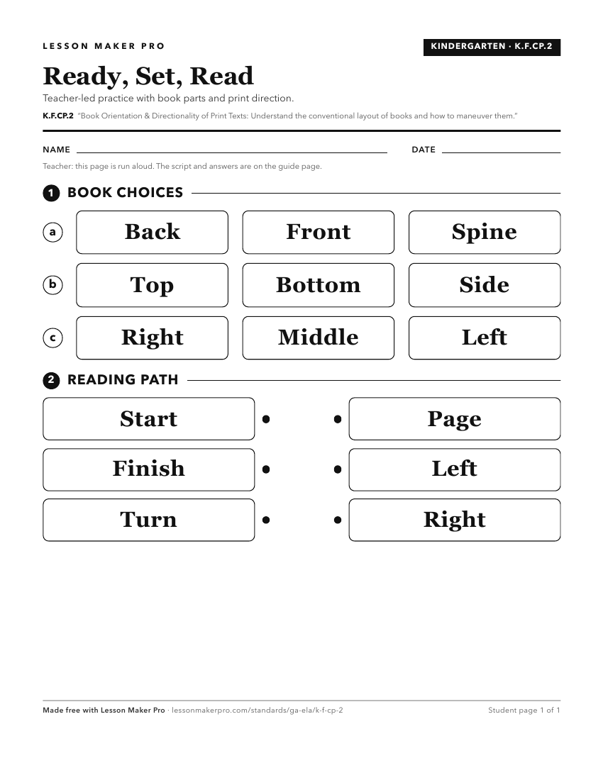 Preview of the K.F.CP.2 printable worksheet