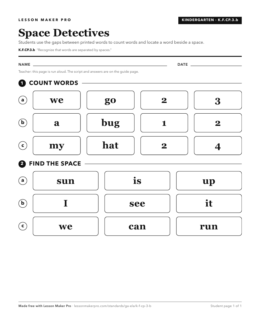Preview of the K.F.CP.3.b printable worksheet