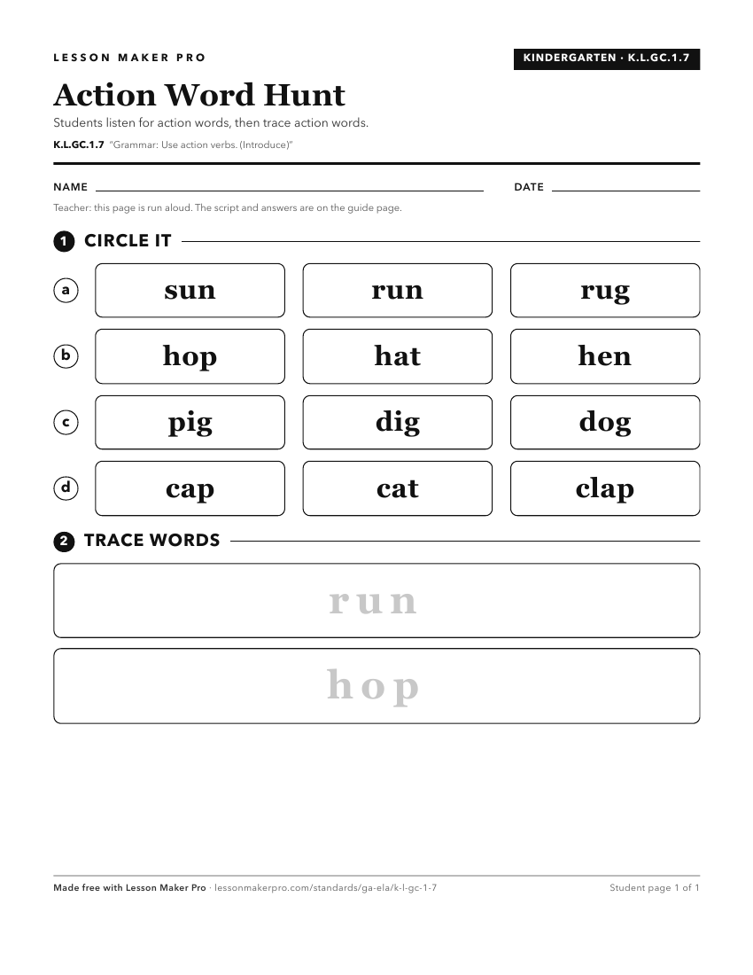 Preview of the K.L.GC.1.7 printable worksheet