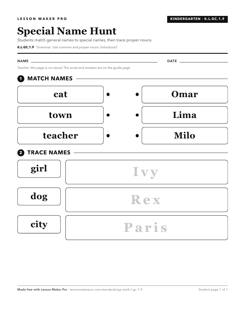 Preview of the K.L.GC.1.9 printable worksheet