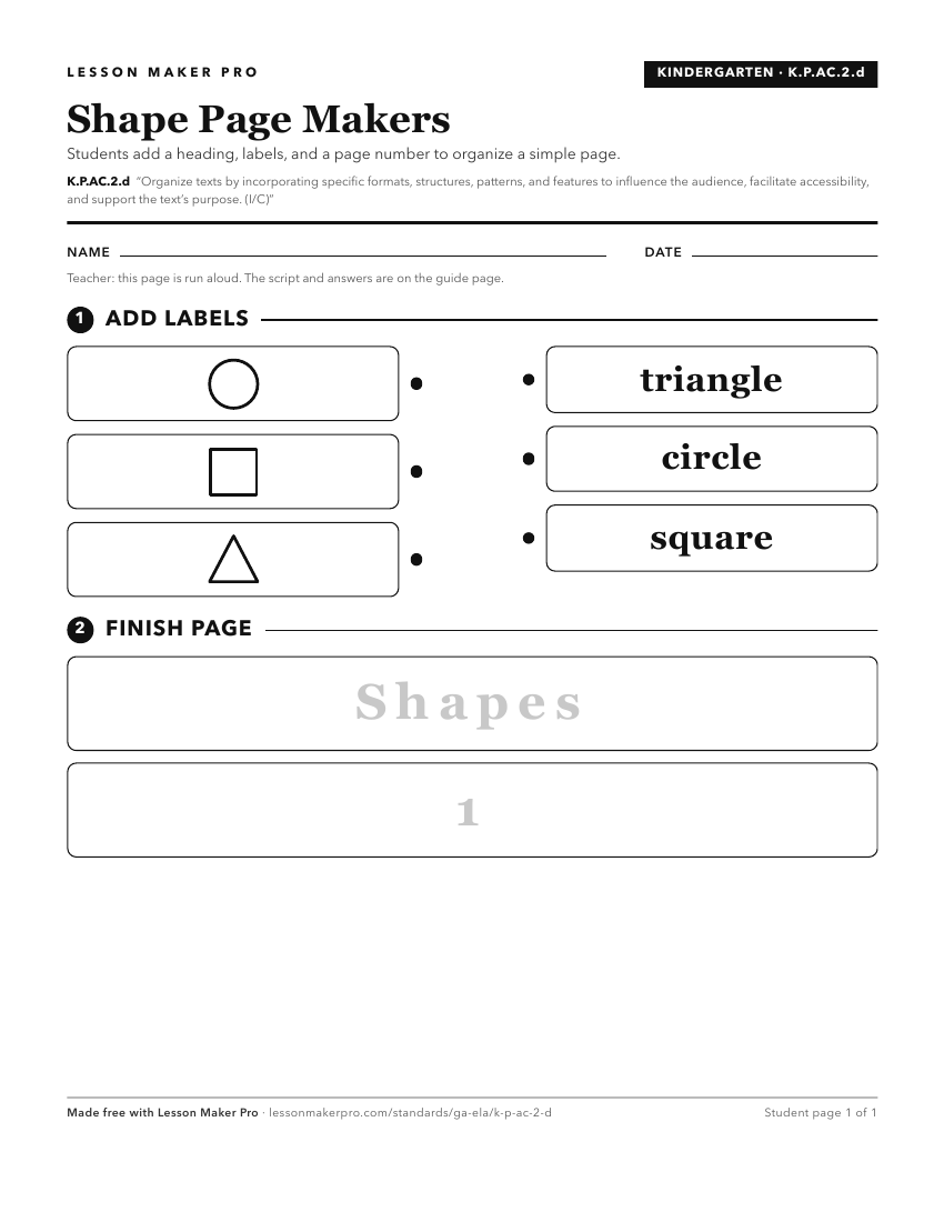 Preview of the K.P.AC.2.d printable worksheet