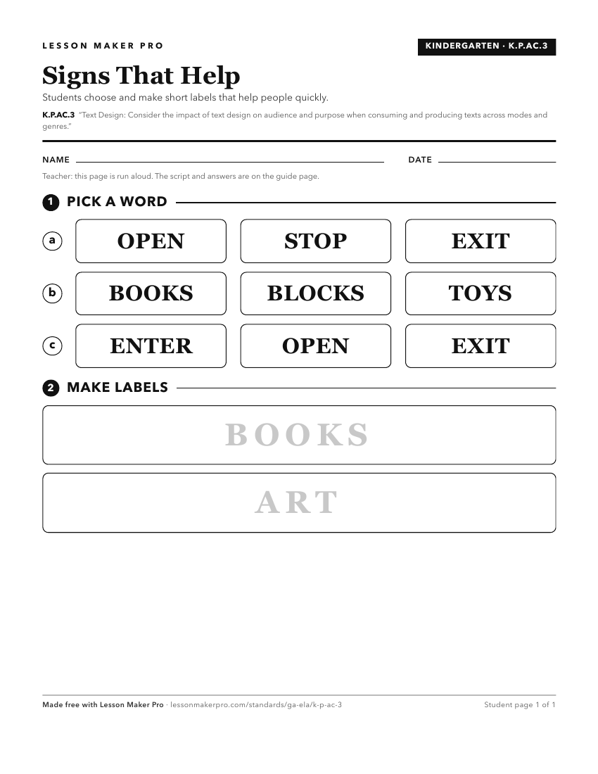 Preview of the K.P.AC.3 printable worksheet