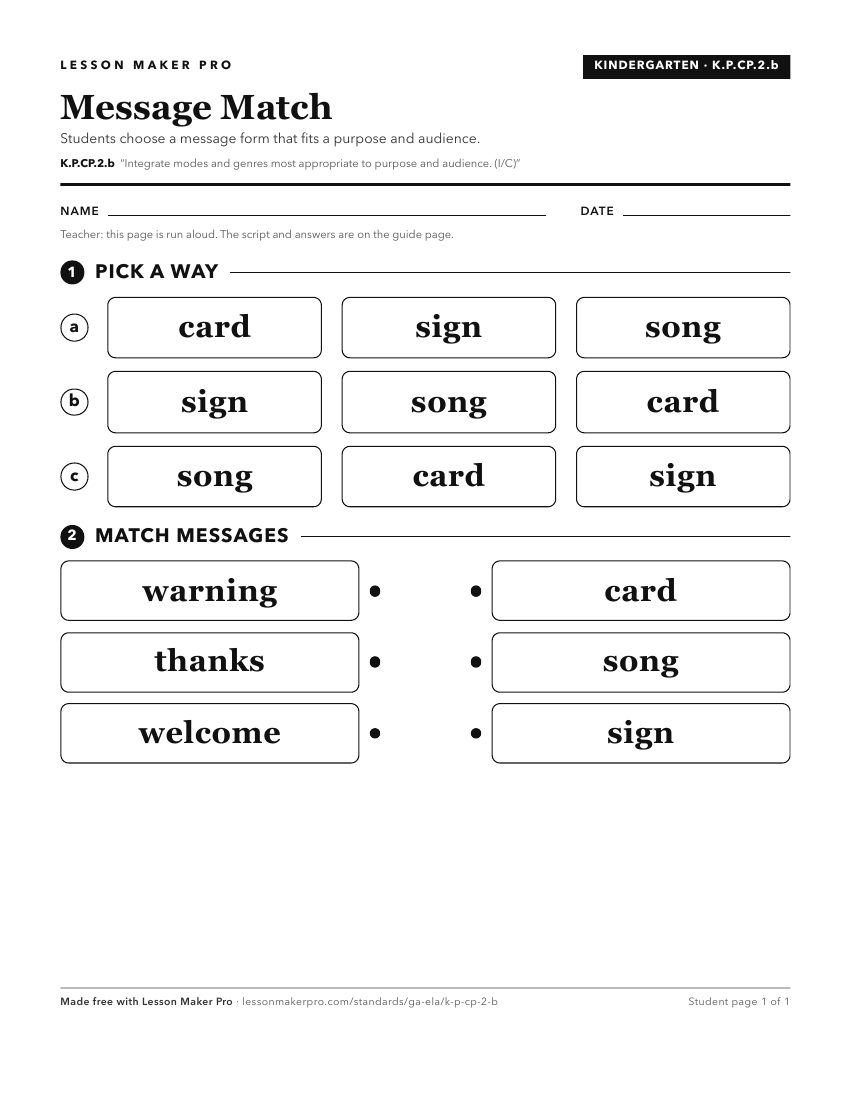 Preview of the K.P.CP.2.b printable worksheet