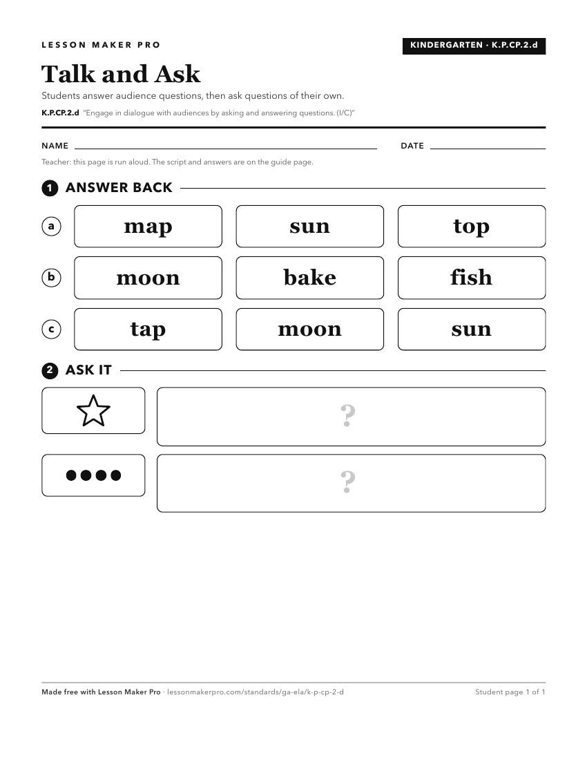 Preview of the K.P.CP.2.d printable worksheet