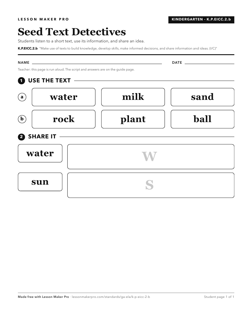 Preview of the K.P.EICC.2.b printable worksheet