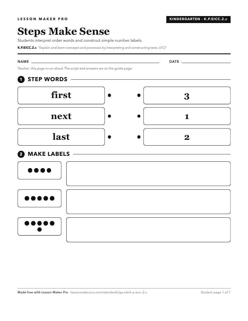 Preview of the K.P.EICC.2.c printable worksheet