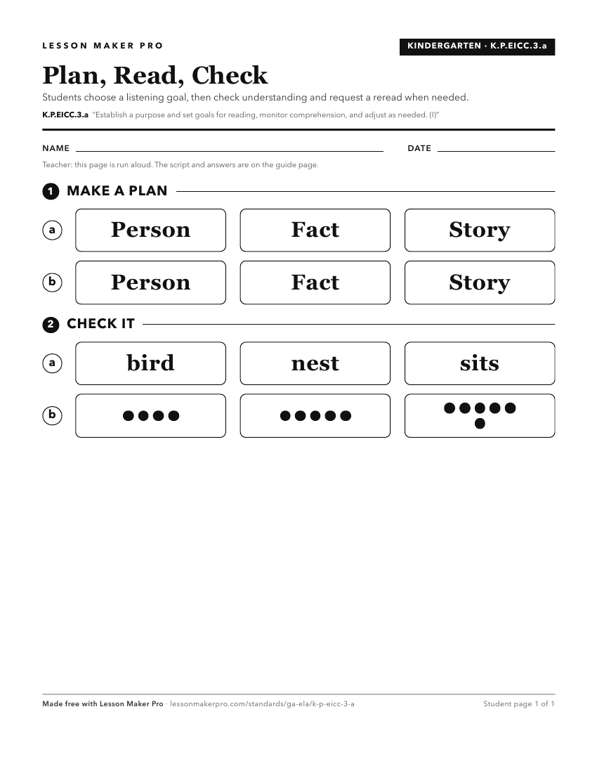 Preview of the K.P.EICC.3.a printable worksheet