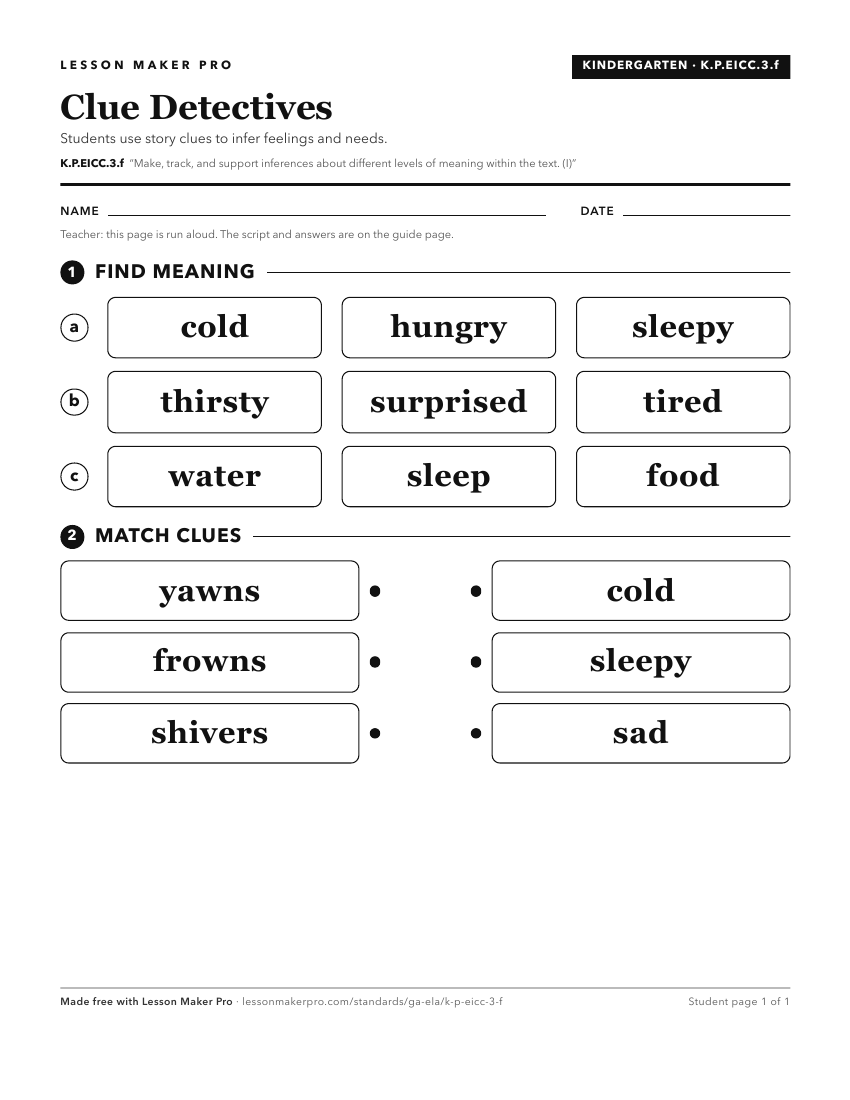 Preview of the K.P.EICC.3.f printable worksheet