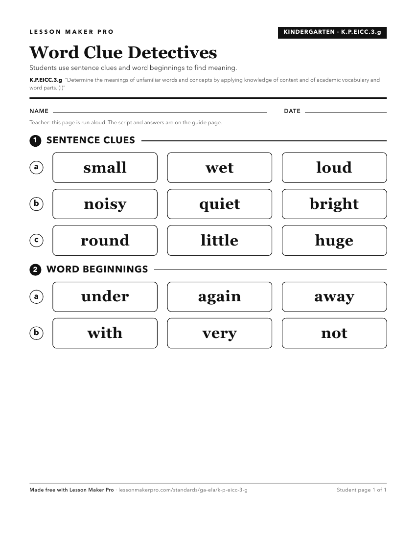Preview of the K.P.EICC.3.g printable worksheet