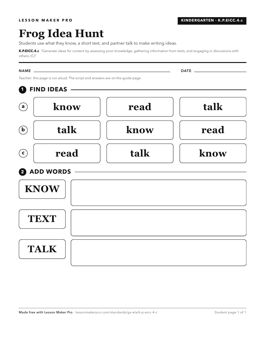 Preview of the K.P.EICC.4.c printable worksheet