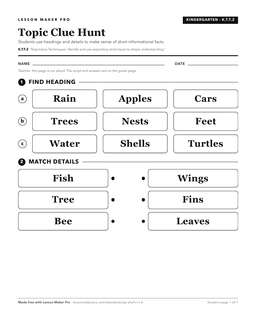 Preview of the K.T.T.2 printable worksheet