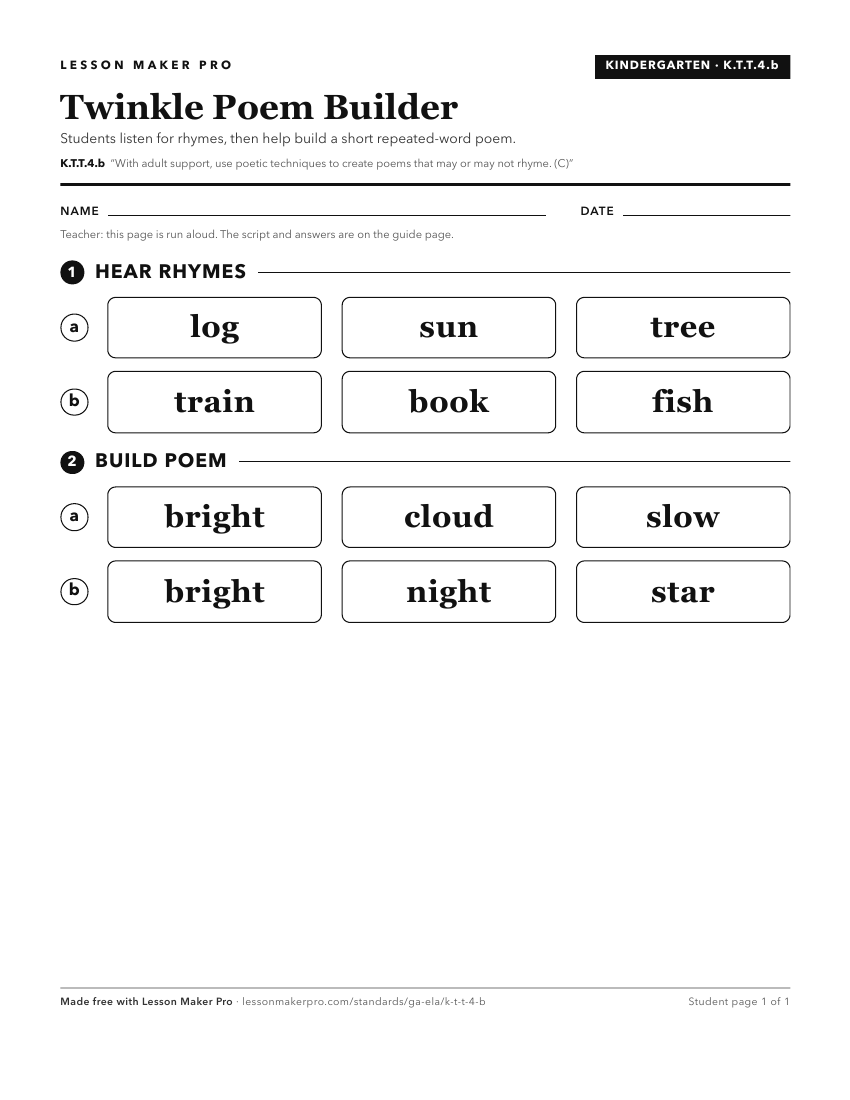 Preview of the K.T.T.4.b printable worksheet
