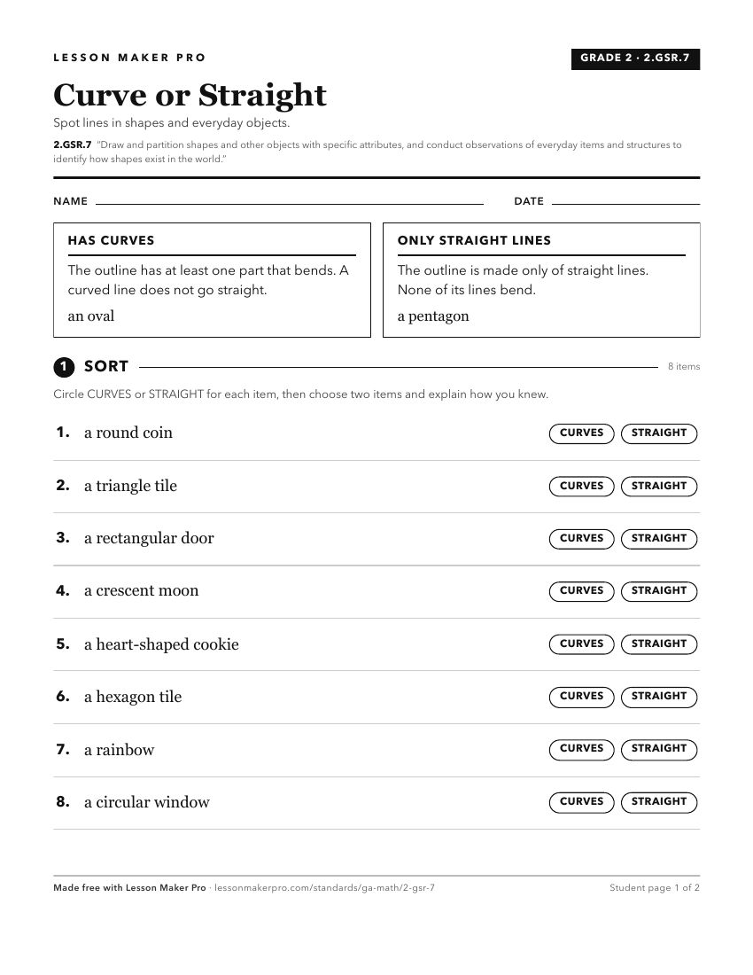 Preview of the 2.GSR.7 printable worksheet