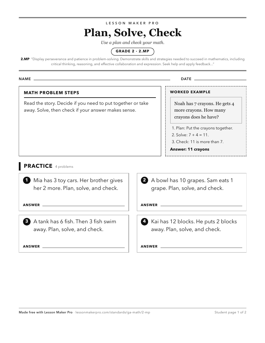 Preview of the 2.MP printable worksheet