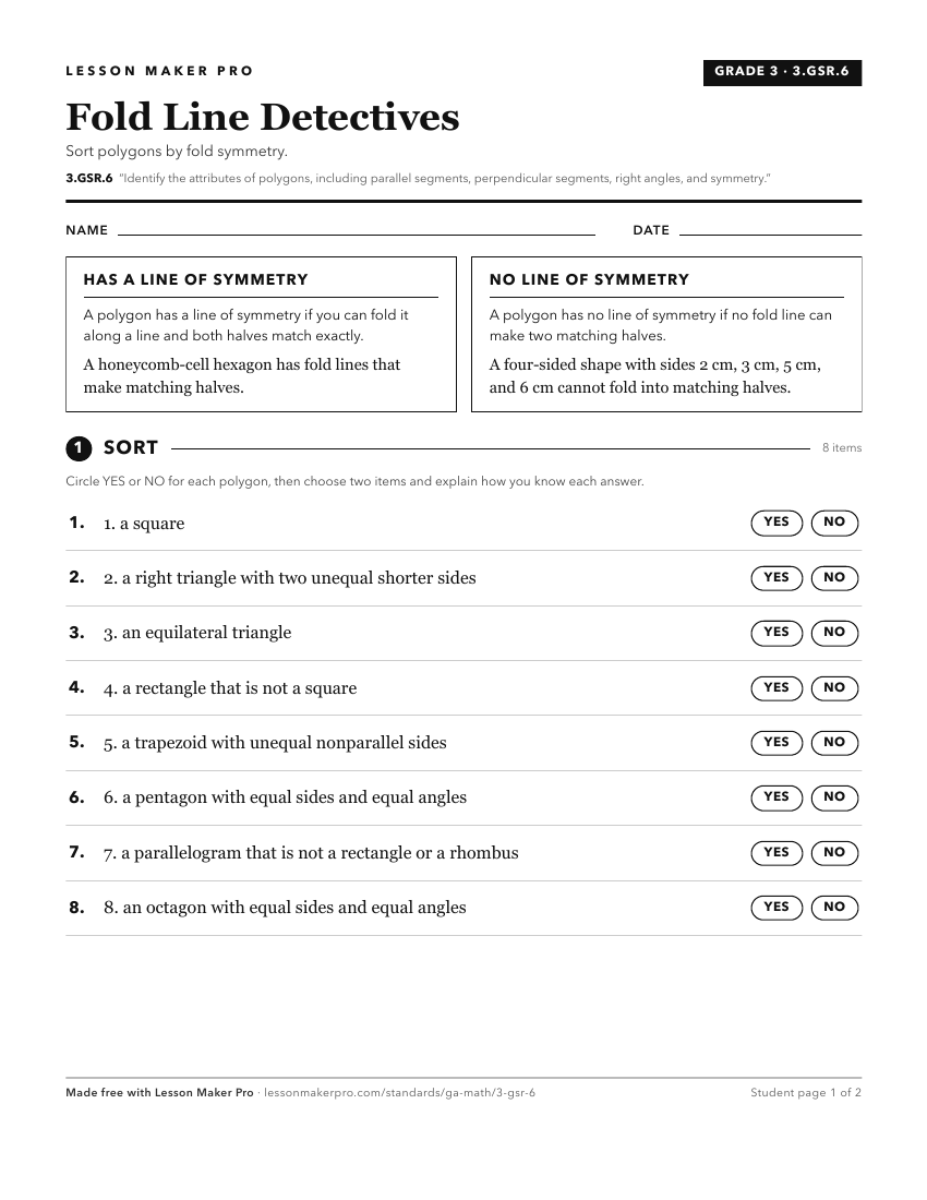Preview of the 3.GSR.6 printable worksheet