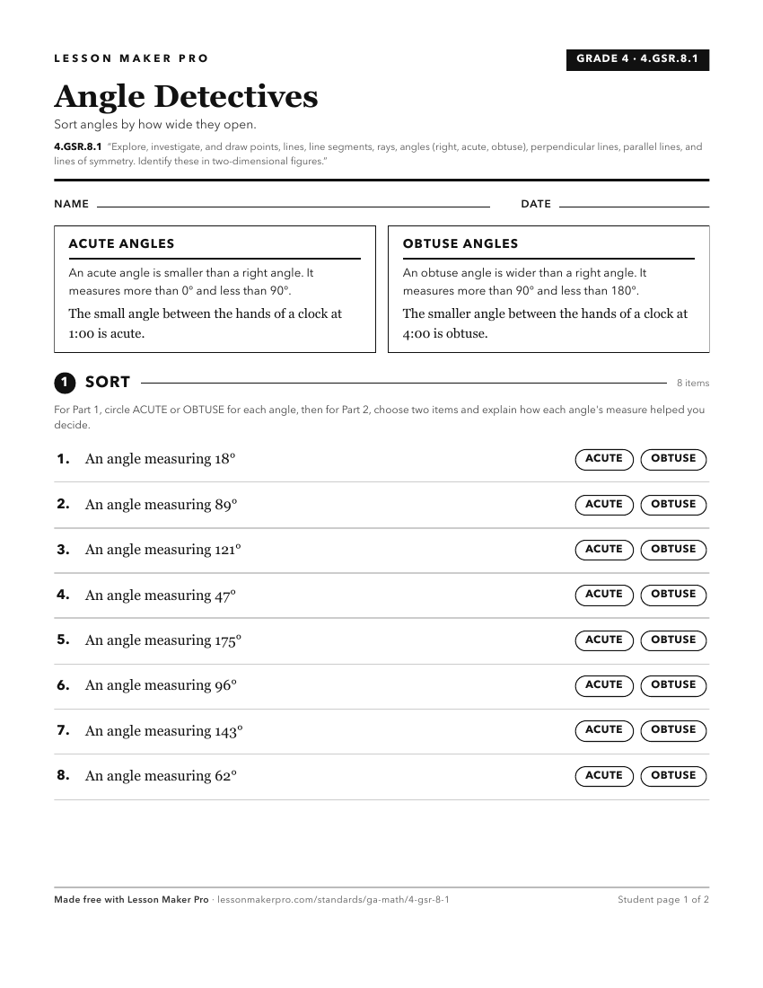 Preview of the 4.GSR.8.1 printable worksheet