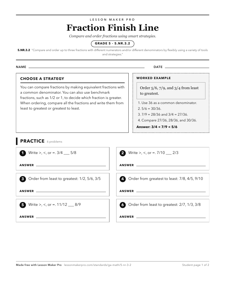 Preview of the 5.NR.3.2 printable worksheet