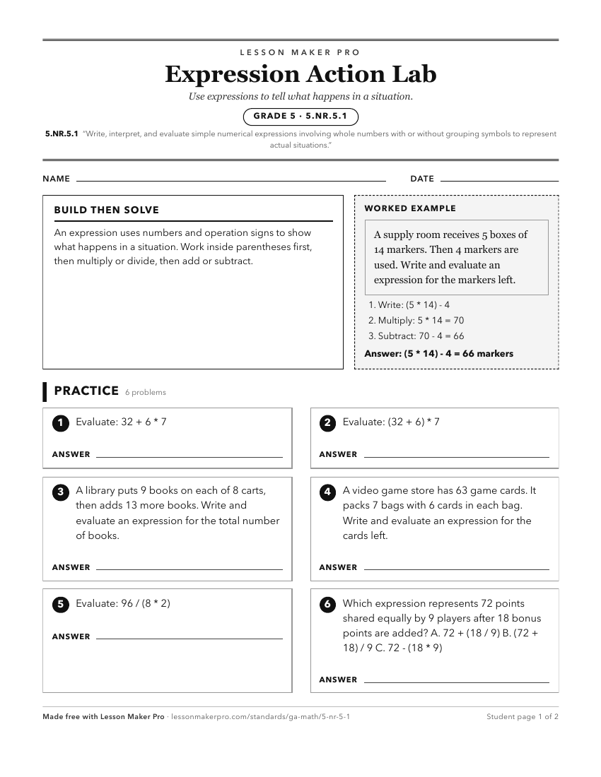 Preview of the 5.NR.5.1 printable worksheet