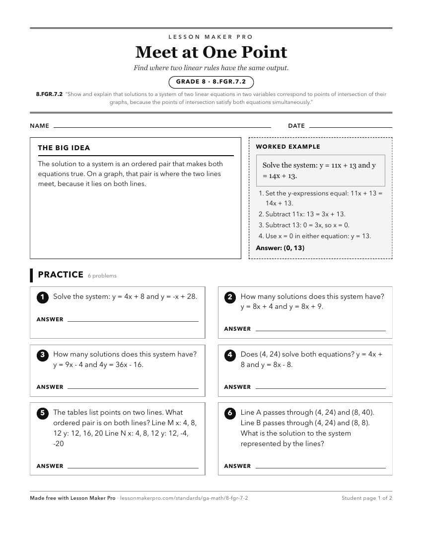 Preview of the 8.FGR.7.2 printable worksheet