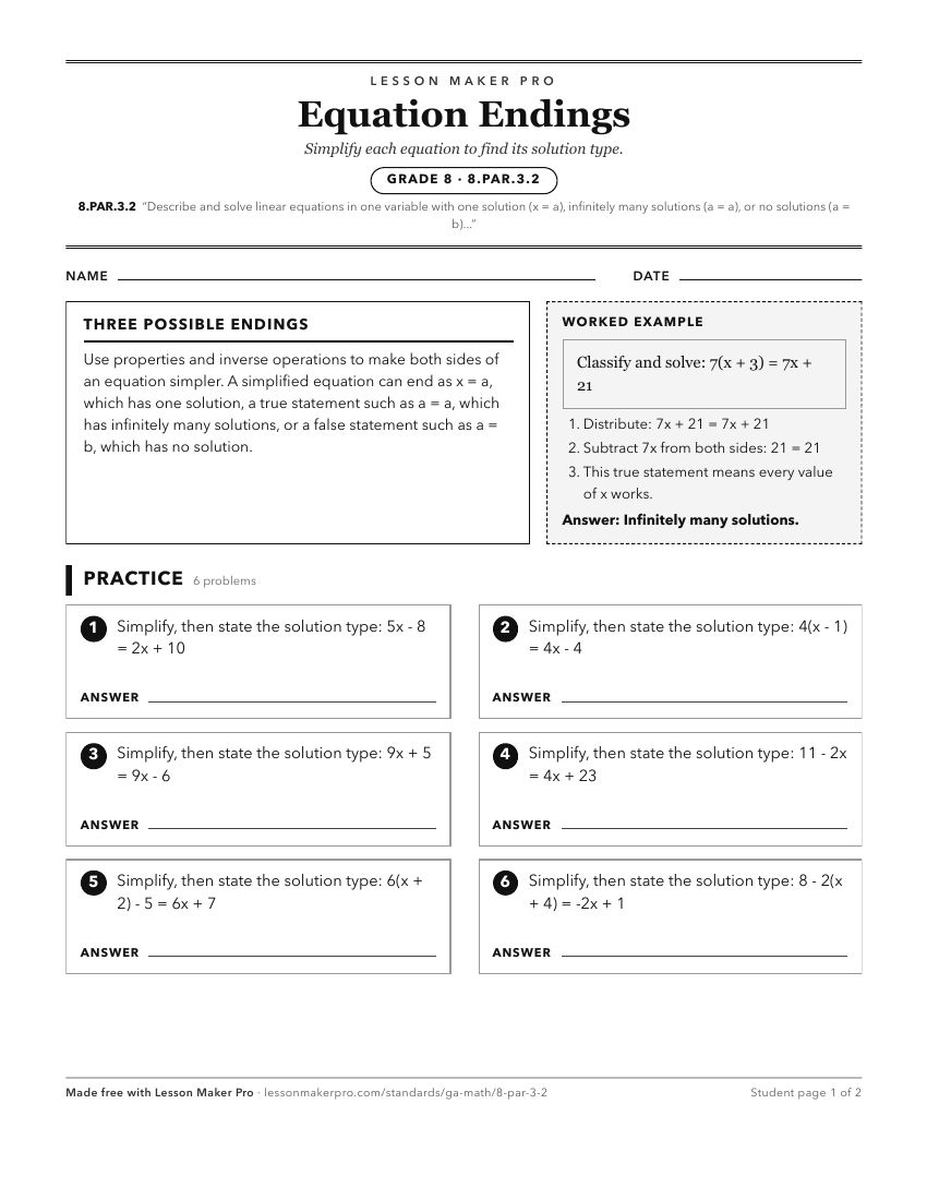 Preview of the 8.PAR.3.2 printable worksheet